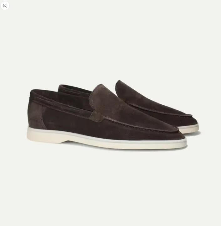 Maverick Mens Loafers | Frosted Suede, Slip-On Design 8