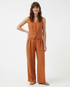Maverick Trouser Set | Linen Matching Top and Trousers, Tailored Wide Leg Design 0