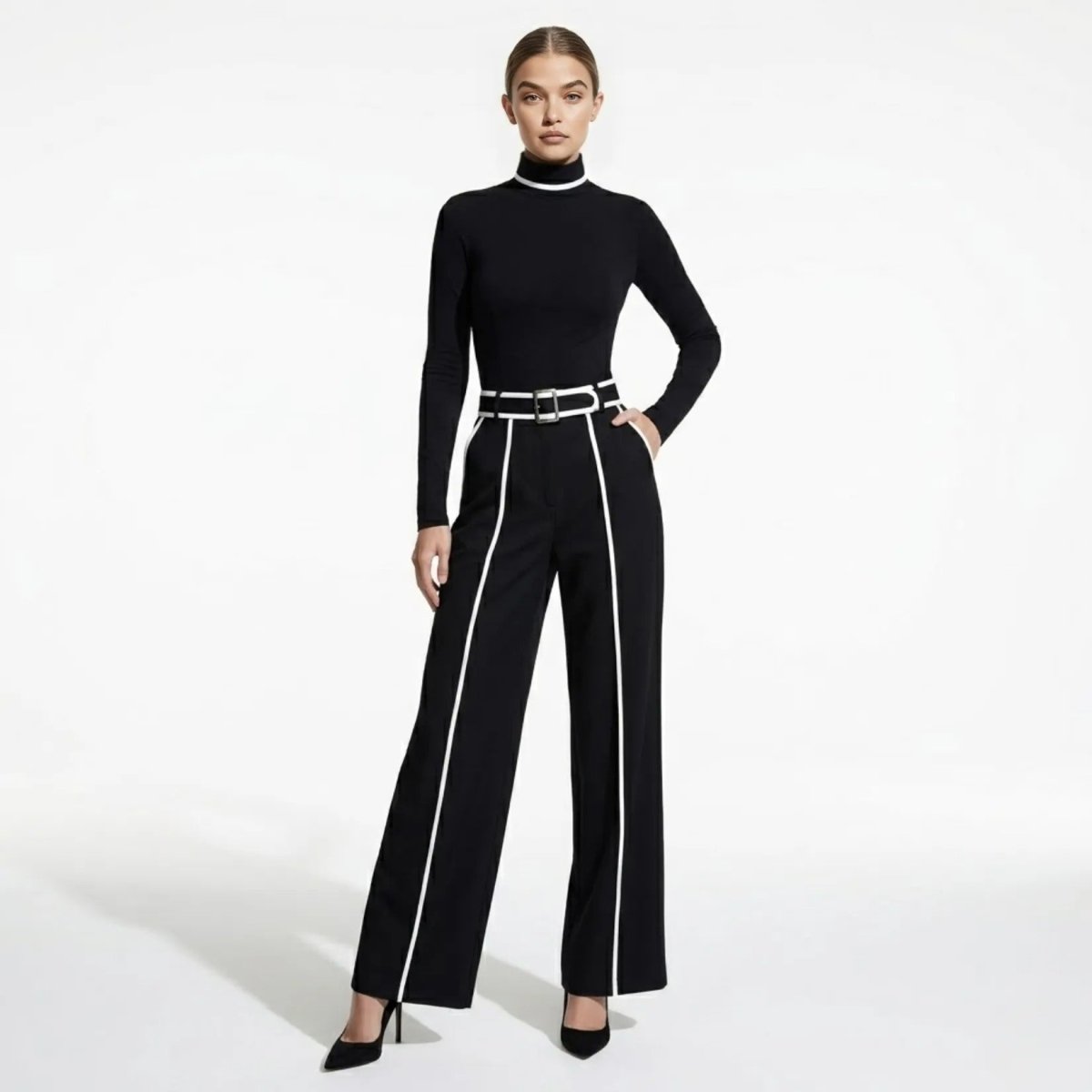 Mela Elegant Jumpsuit | Tailored Fit, Premium Knit 5
