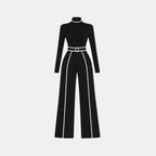Mela Elegant Jumpsuit | Tailored Fit, Premium Knit 8