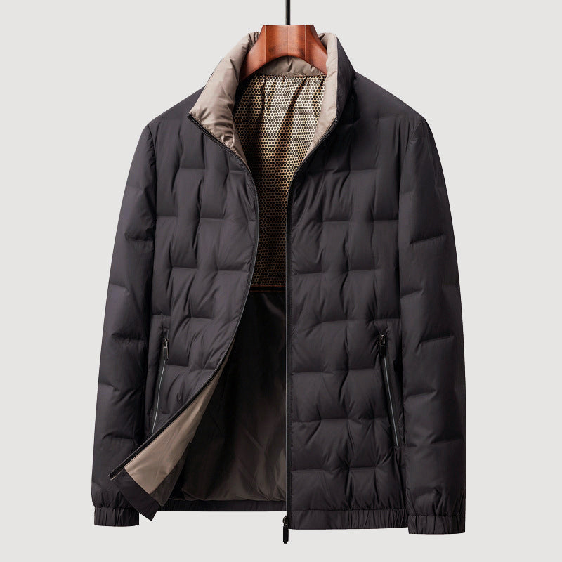 Men’s Down | Filled Quilted Jacket with Zipper