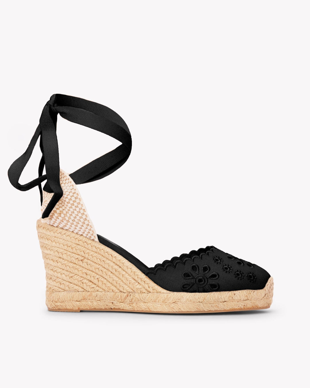 Mila Wedge Espadrille | 100% Linen, Jute Wrapped Heel, Nude Espadrille Wedges 0