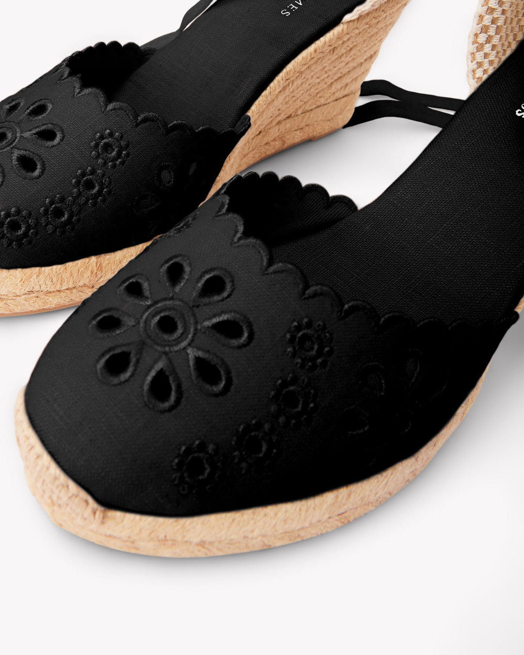 Mila Wedge Espadrille | 100% Linen, Jute Wrapped Heel, Nude Espadrille Wedges 2