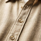 Milo Men's Dress Shirt | Cotton-Linen Blend, Lightweight & Breathable 7