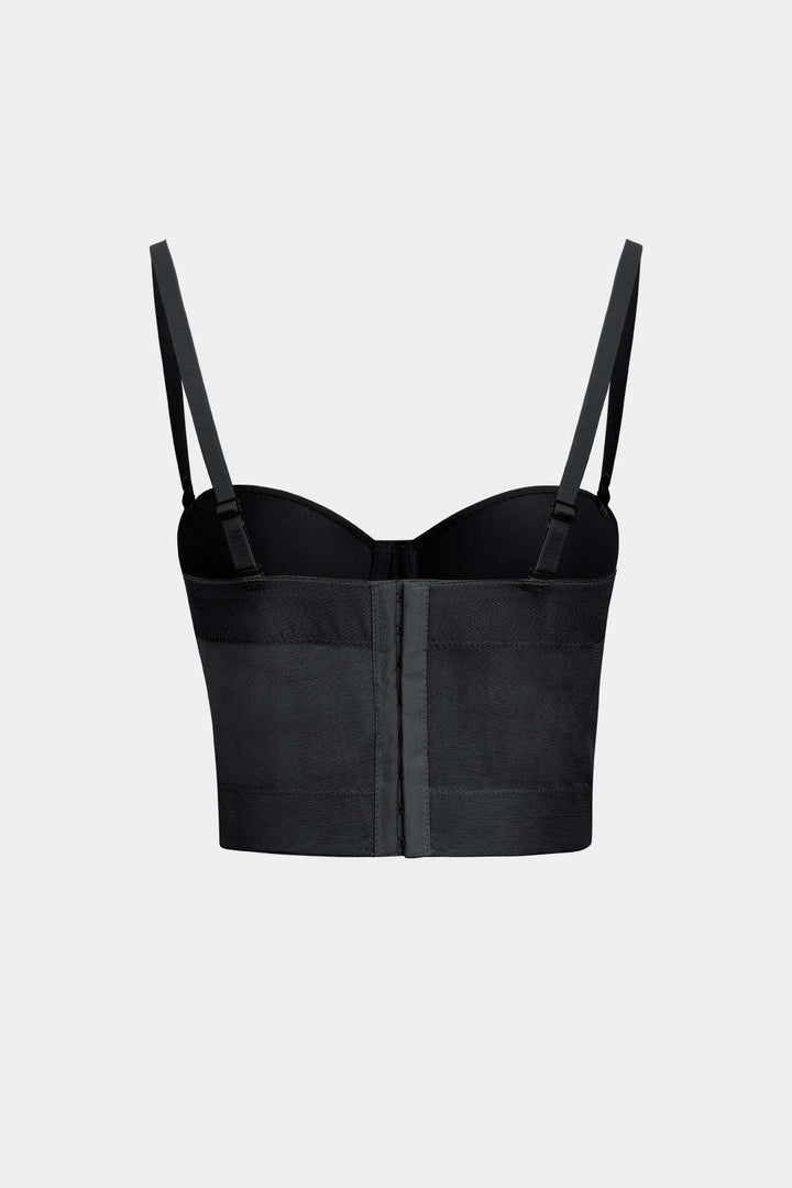 Mira Bustier Top | Mesh Underwire Design, Form-Fitting Silhouette 3