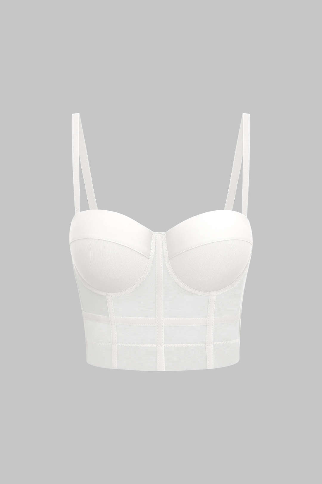 Mira Bustier Top | Mesh Underwire Design, Form-Fitting Silhouette 6
