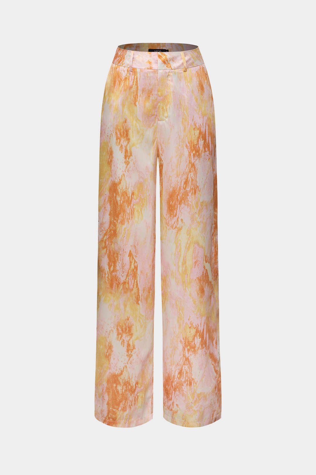 Mira High Waisted Pants | Marble Print, Full-Length, Soft Fabric 11