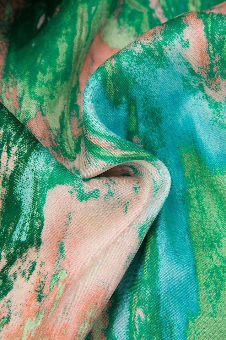 Mira High Waisted Pants | Marble Print, Full-Length, Soft Fabric 8