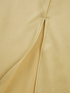 Mira Long Dress | Satin Open Back with Slit, Perfect for Wedding Guest and Formal Occasions 6