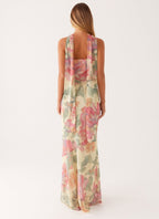 Mira Maxi Dress | Floral Print, Adjustable Straps for Wedding Guests and Summer Events 3