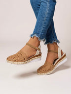 Mira Wedge Sandals | Espadrille Wedges with Adjustable Ankle Strap 7