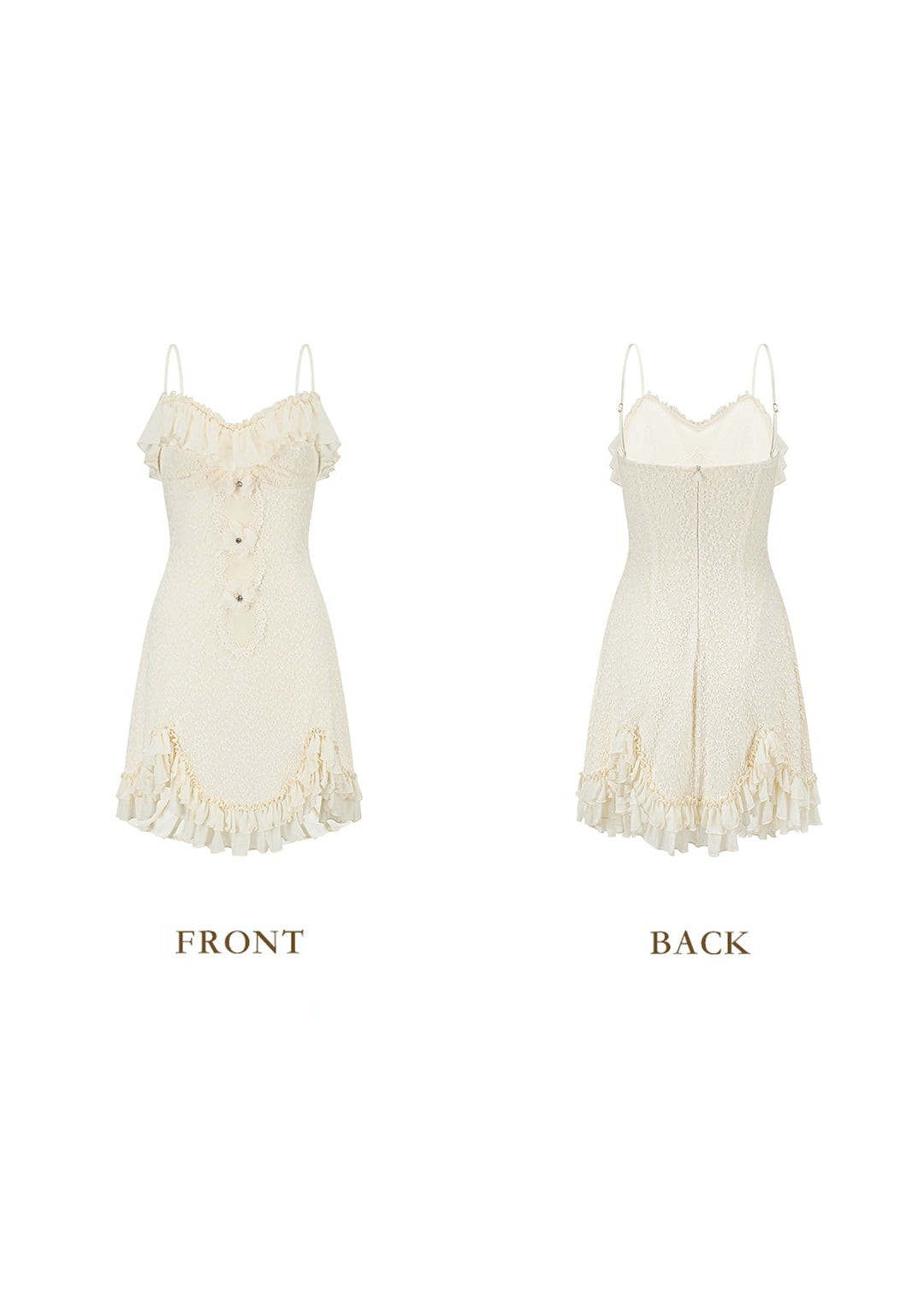 Misty Cloud Dress | Floral Lace, Slim-Fit Summer Dress for Women 2