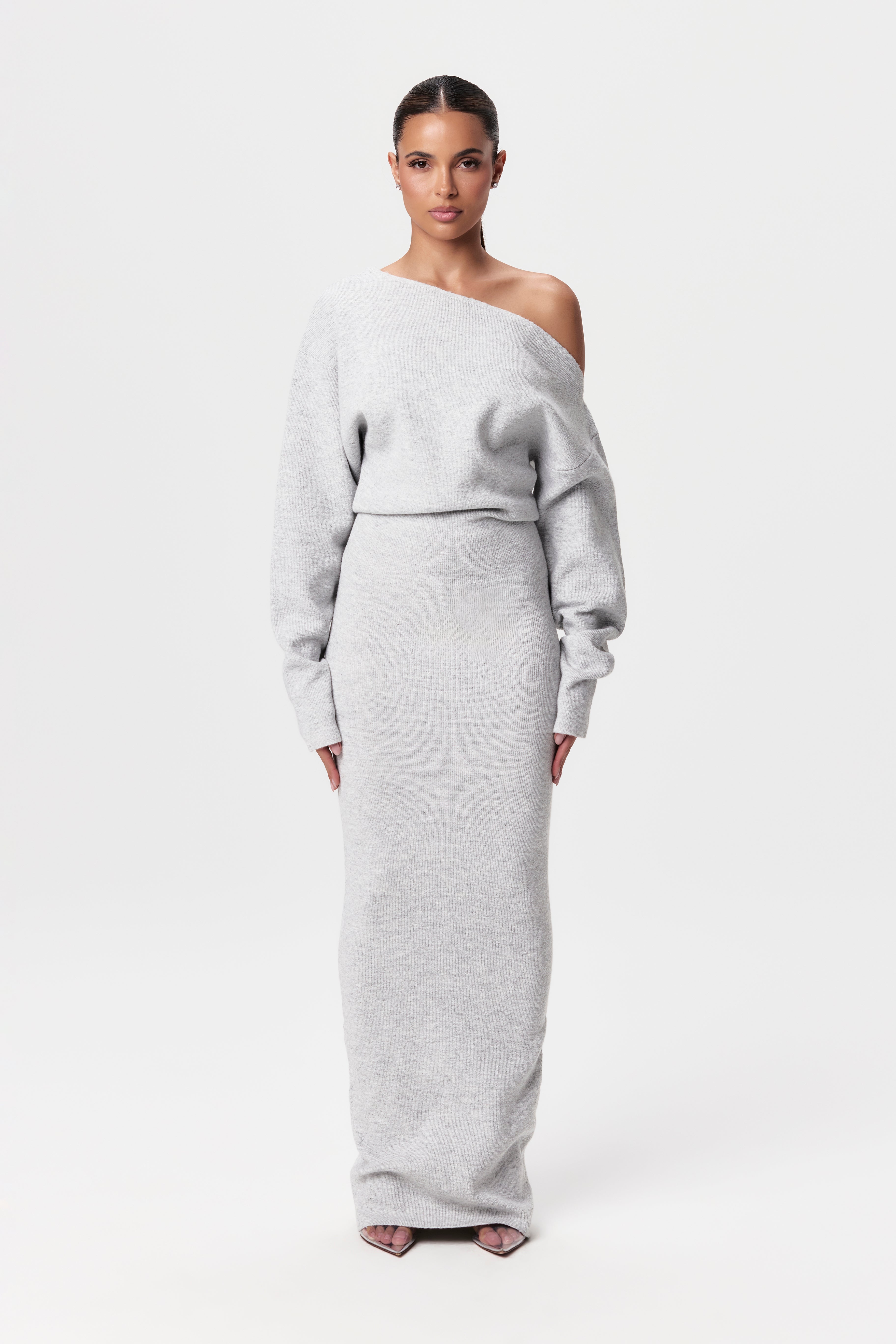 Rosa | Strapless Maxi Knit Dress