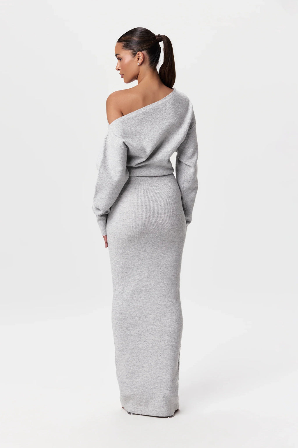 Rosa | Strapless Maxi Knit Dress