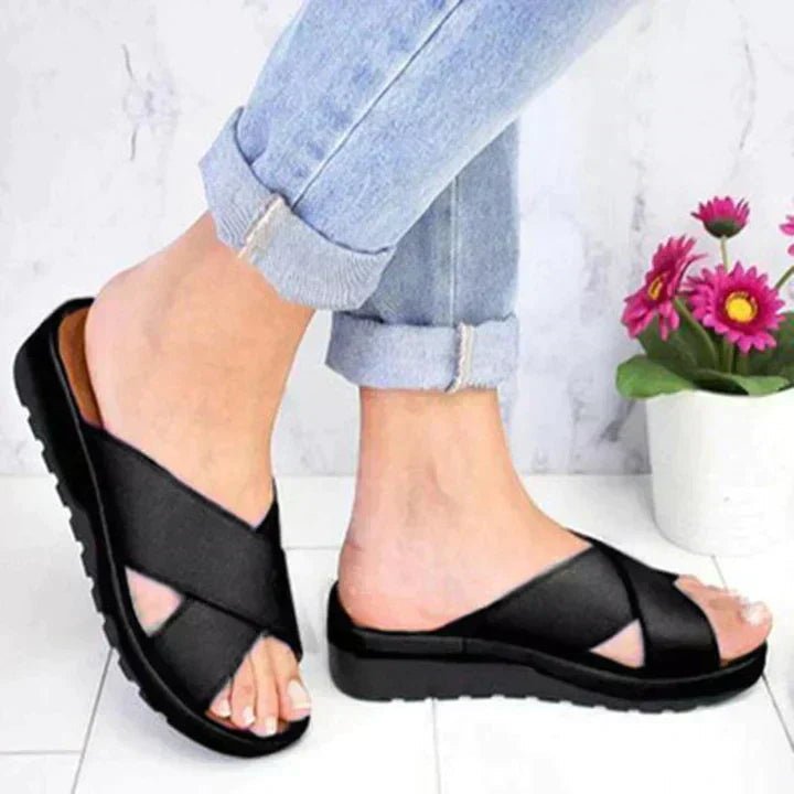 Nicolette Women's Sandals | Orthopedic, Criss-Cross Straps 4