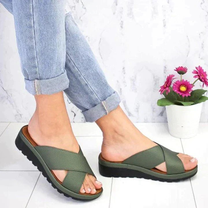 Nicolette Women's Sandals | Orthopedic, Criss-Cross Straps 5