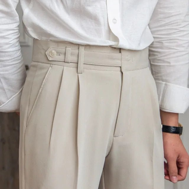 Noble Naples Pants | High-Waist, Straight Fit, Lightweight Polyester 2