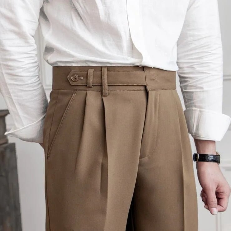 Noble Naples Pants | High-Waist, Straight Fit, Lightweight Polyester 3