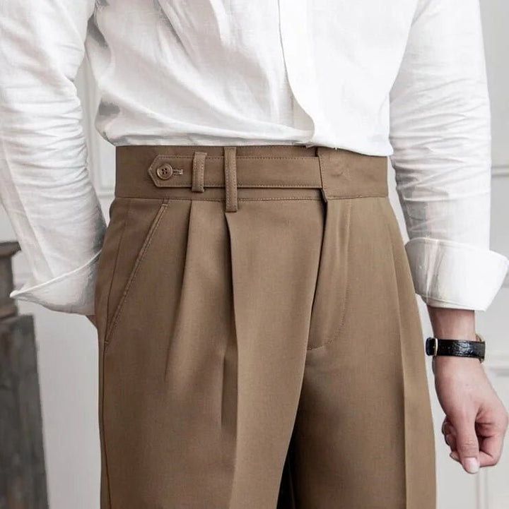 Noble Naples Pants | High-Waist, Straight Fit, Lightweight Polyester 3