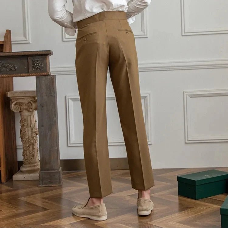 Noble Naples Pants | High-Waist, Straight Fit, Lightweight Polyester 8