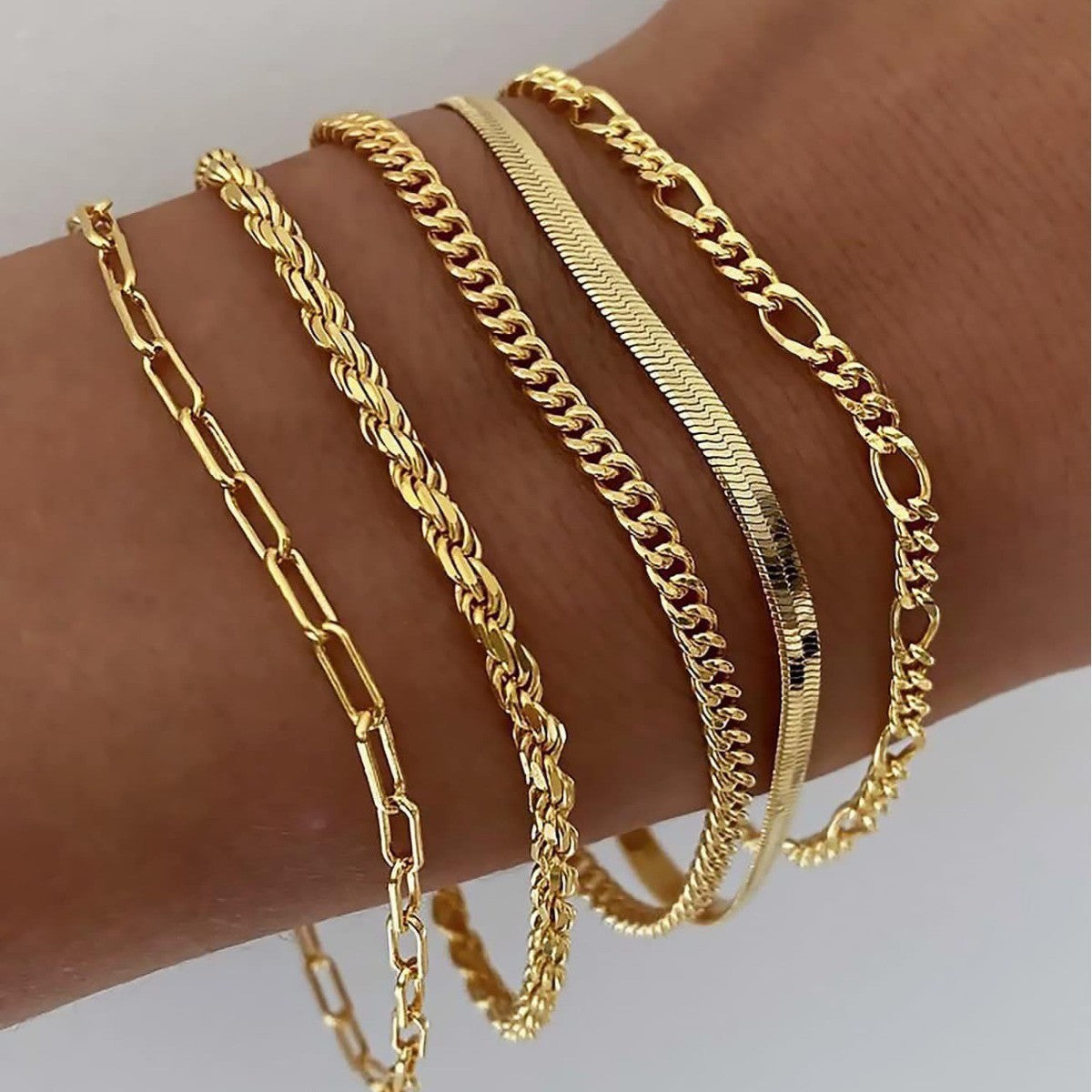 Ellis™ | 16K Gouden Bracelet set
