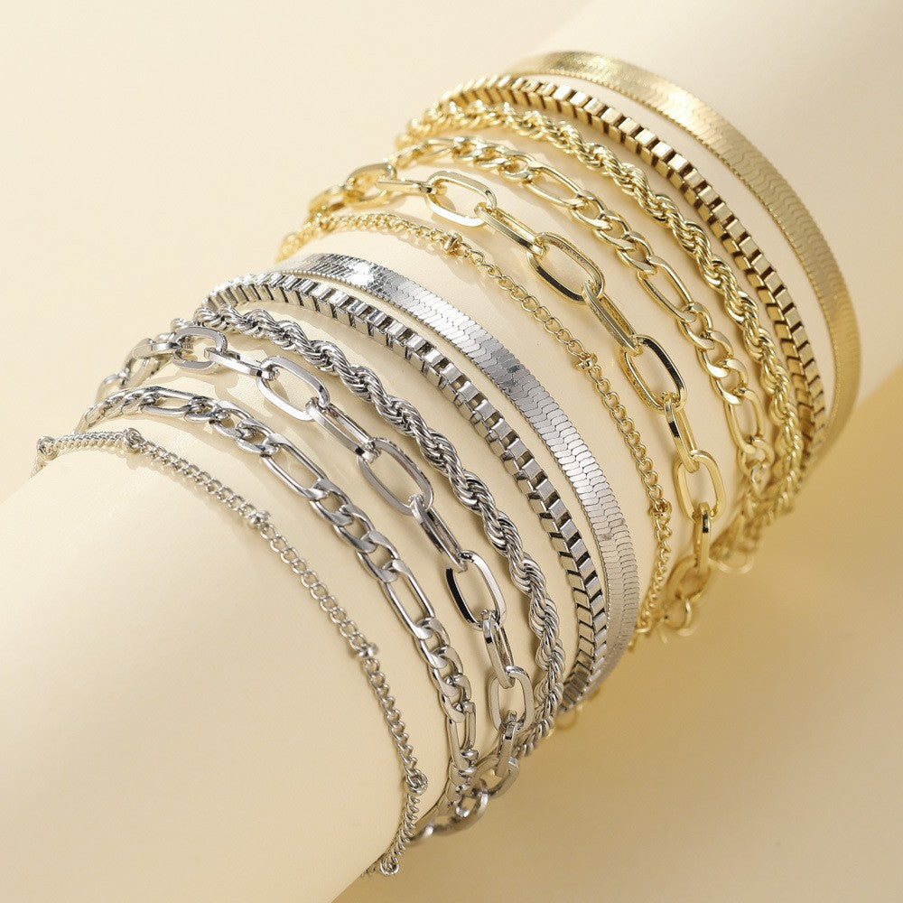 Ellis™ | 16K Gouden Bracelet set