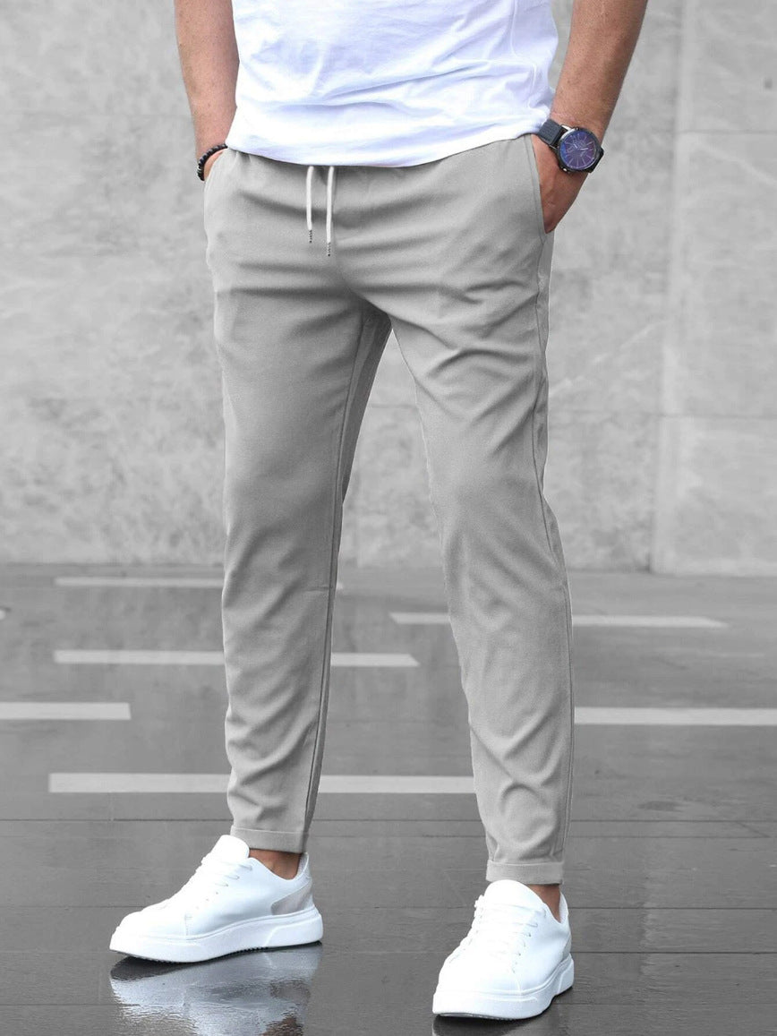 Brixon Men's Casual Trousers featuring a premium lightweight fabric, designed with a straight-leg fit for comfort and style. - 3