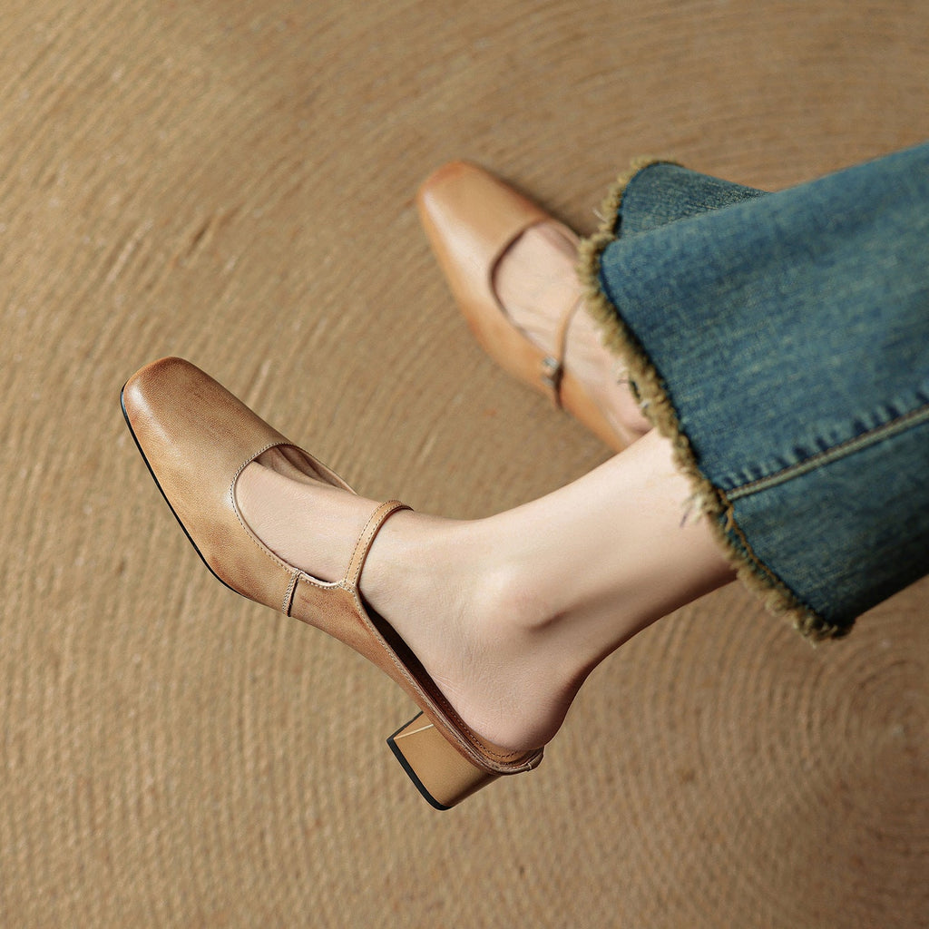 Meyra | Leather Mules