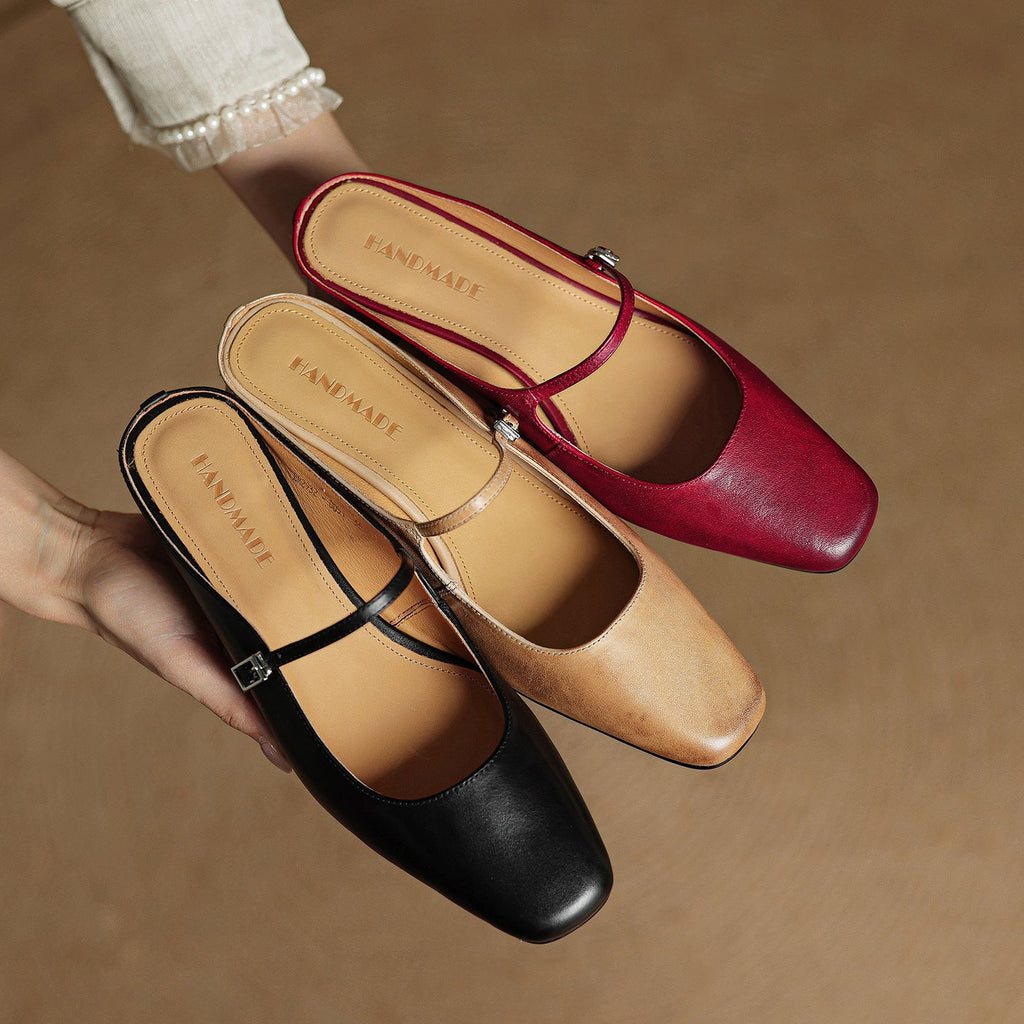 Meyra | Leather Mules