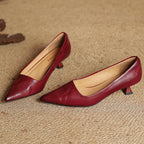 Serane | Leather Heels