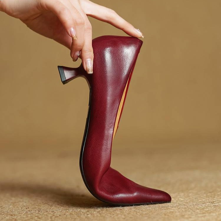 Serane | Leather Heels