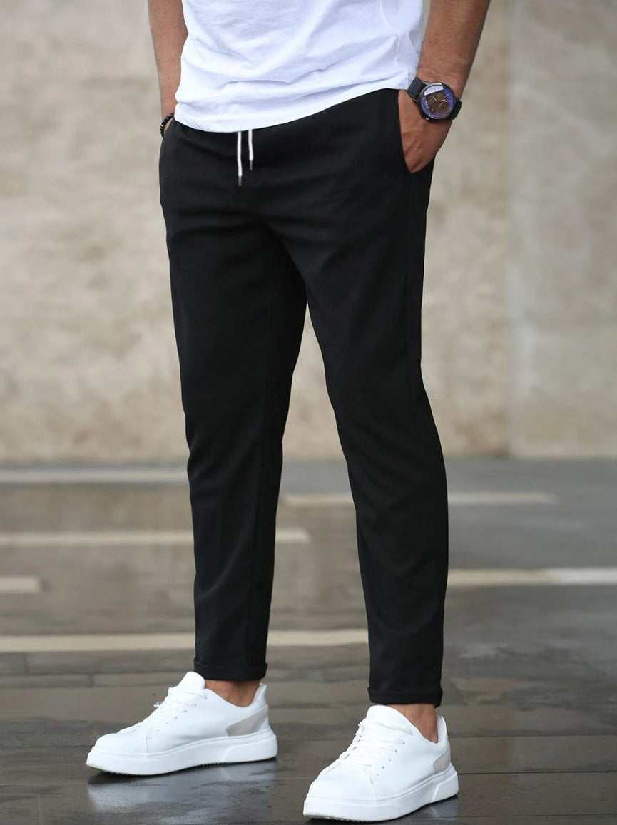 Brixon Men's Casual Trousers featuring a premium lightweight fabric, designed with a straight-leg fit for comfort and style. - 4