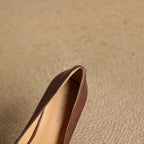 Elviera | Square Leather Heels
