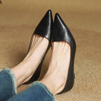 Serane | Leather Heels