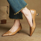 Serane | Leather Heels