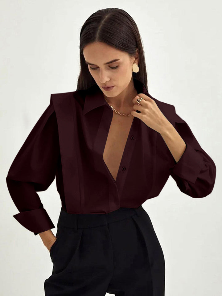 Oasis Womens Button Down Shirt | 100% Cotton, Oversized Fit 7
