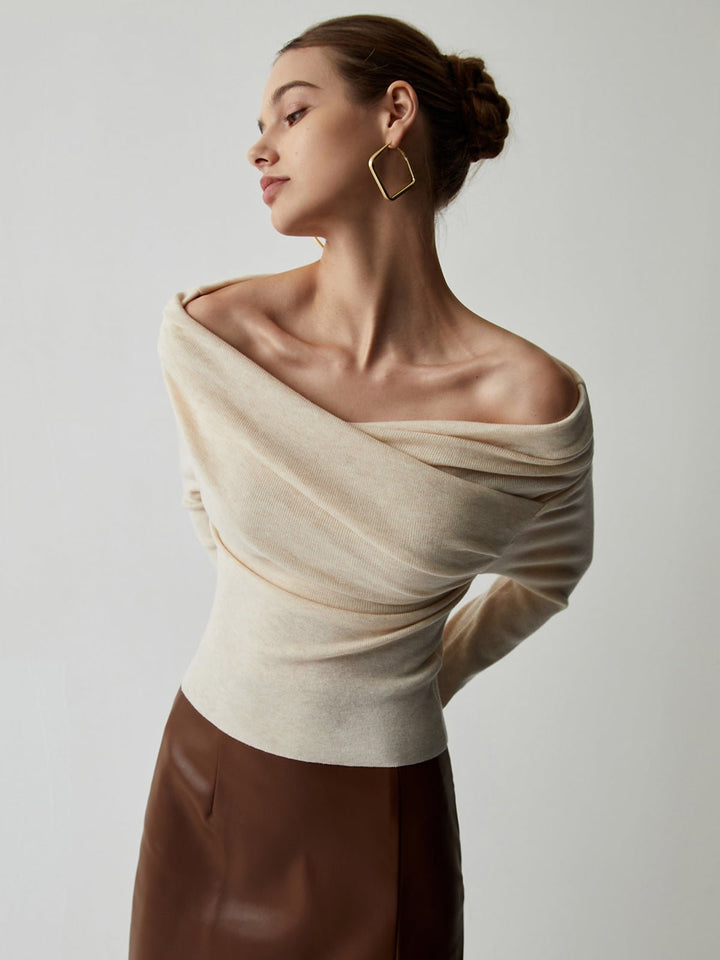 Olea Women's Top | Off Shoulder, Slim Fit Going Out Top 0