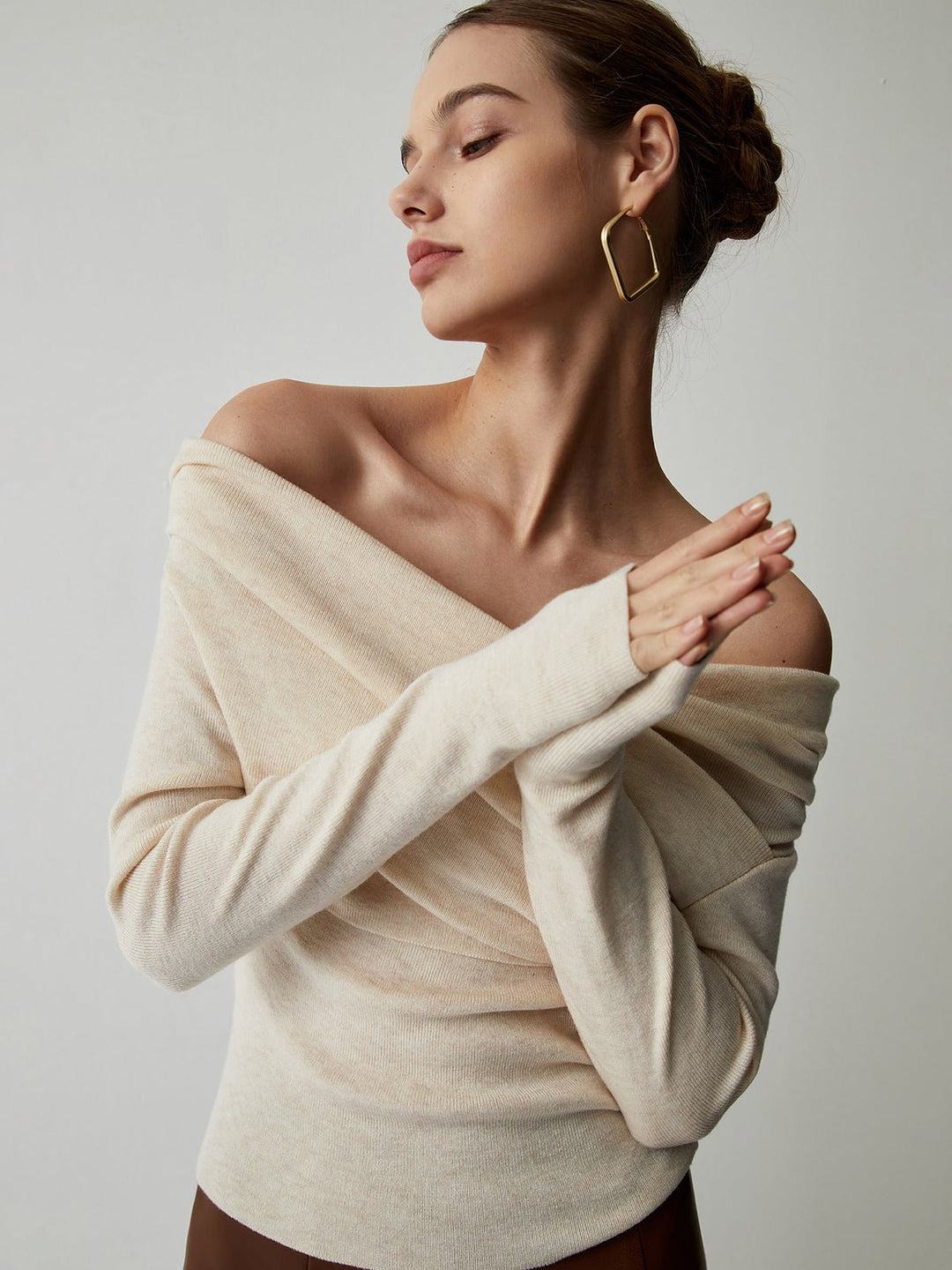 Olea Women's Top | Off Shoulder, Slim Fit Going Out Top 2
