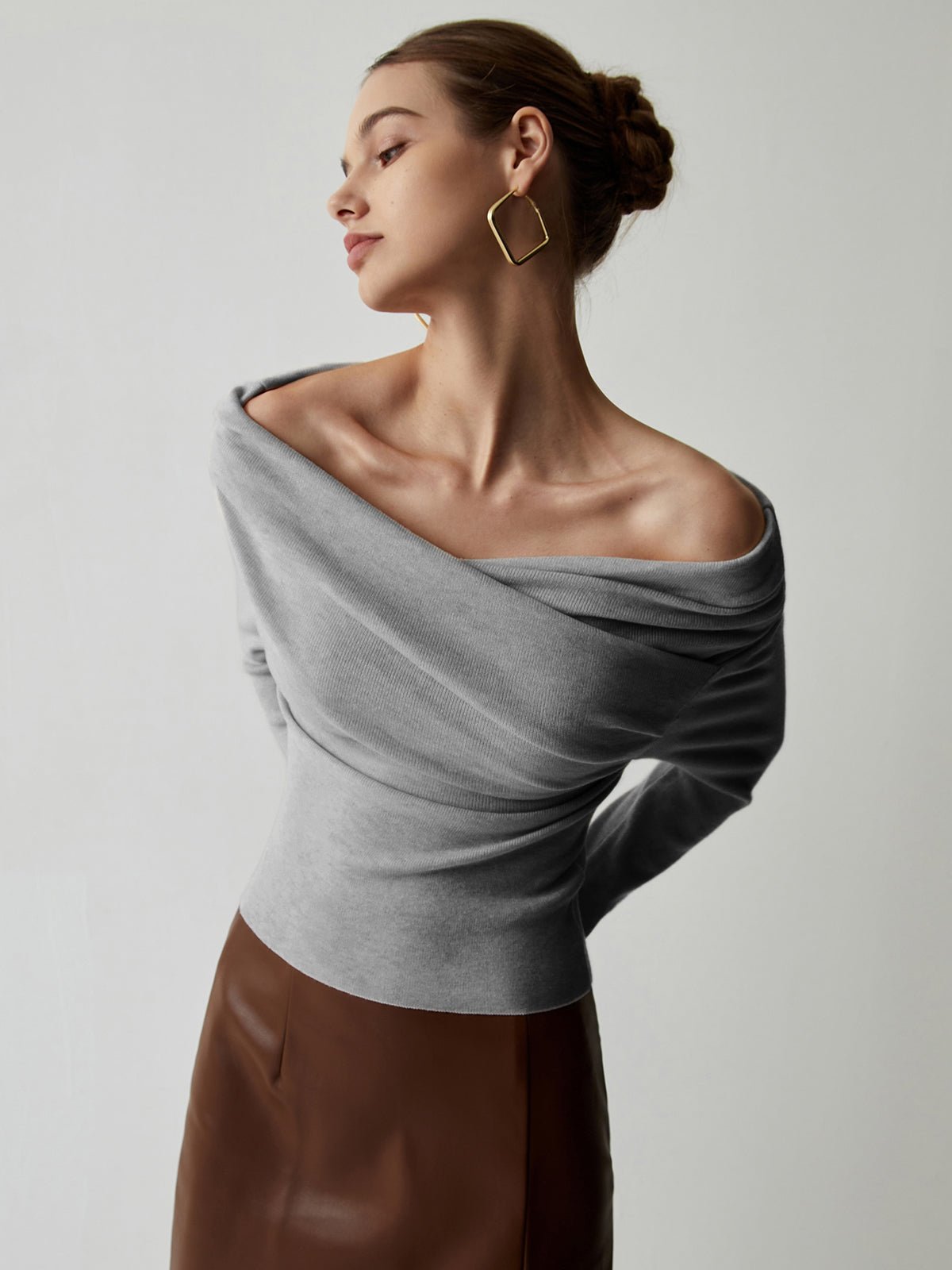 Olea Women's Top | Off Shoulder, Slim Fit Going Out Top 6