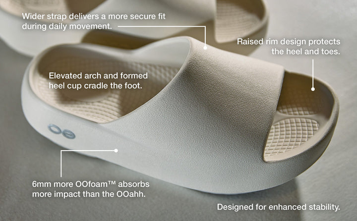 Olina PLUS Slide Sandal | OOfoam™ Comfort, Wide Strap 2