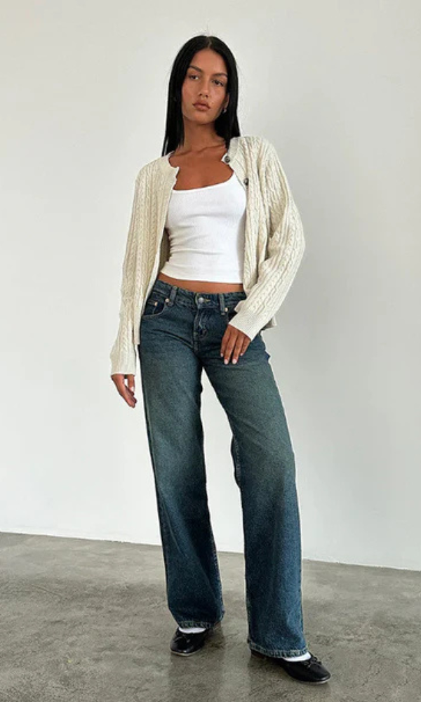 Mila | Low Waist Stretch Denim Jeans