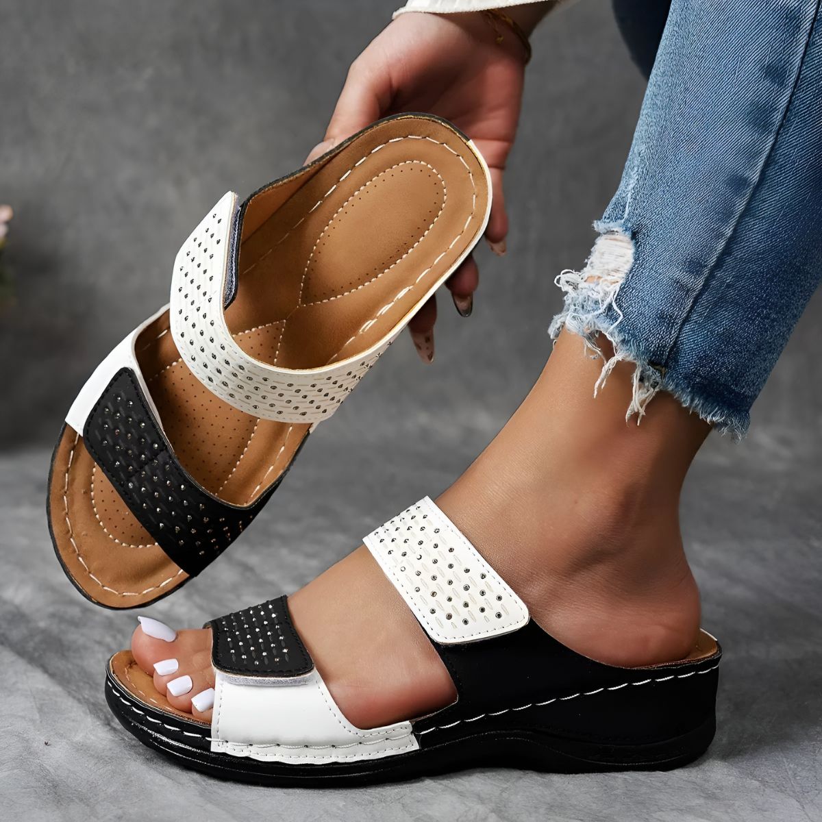 Théodora | Elegant & Comfortable Orthopedic Sandals