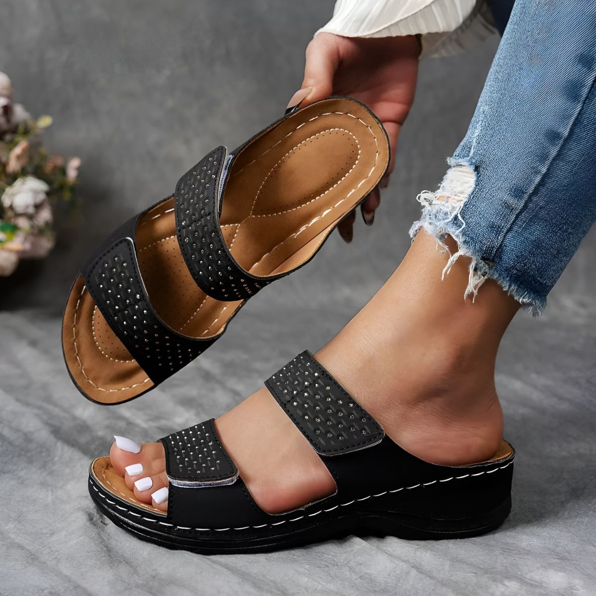 Théodora | Elegant & Comfortable Orthopedic Sandals