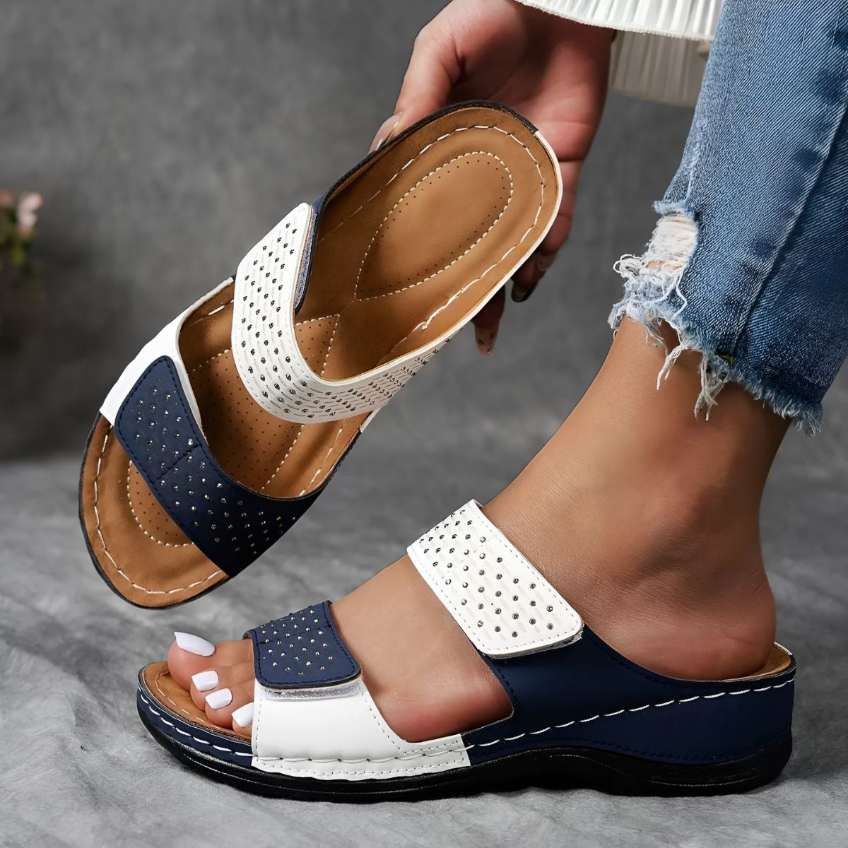 Théodora | Elegant & Comfortable Orthopedic Sandals