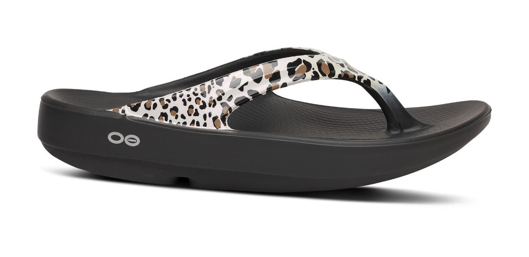 Opalina Sandal | OOfoam™ Comfort, Limited Edition Leopard Print 1