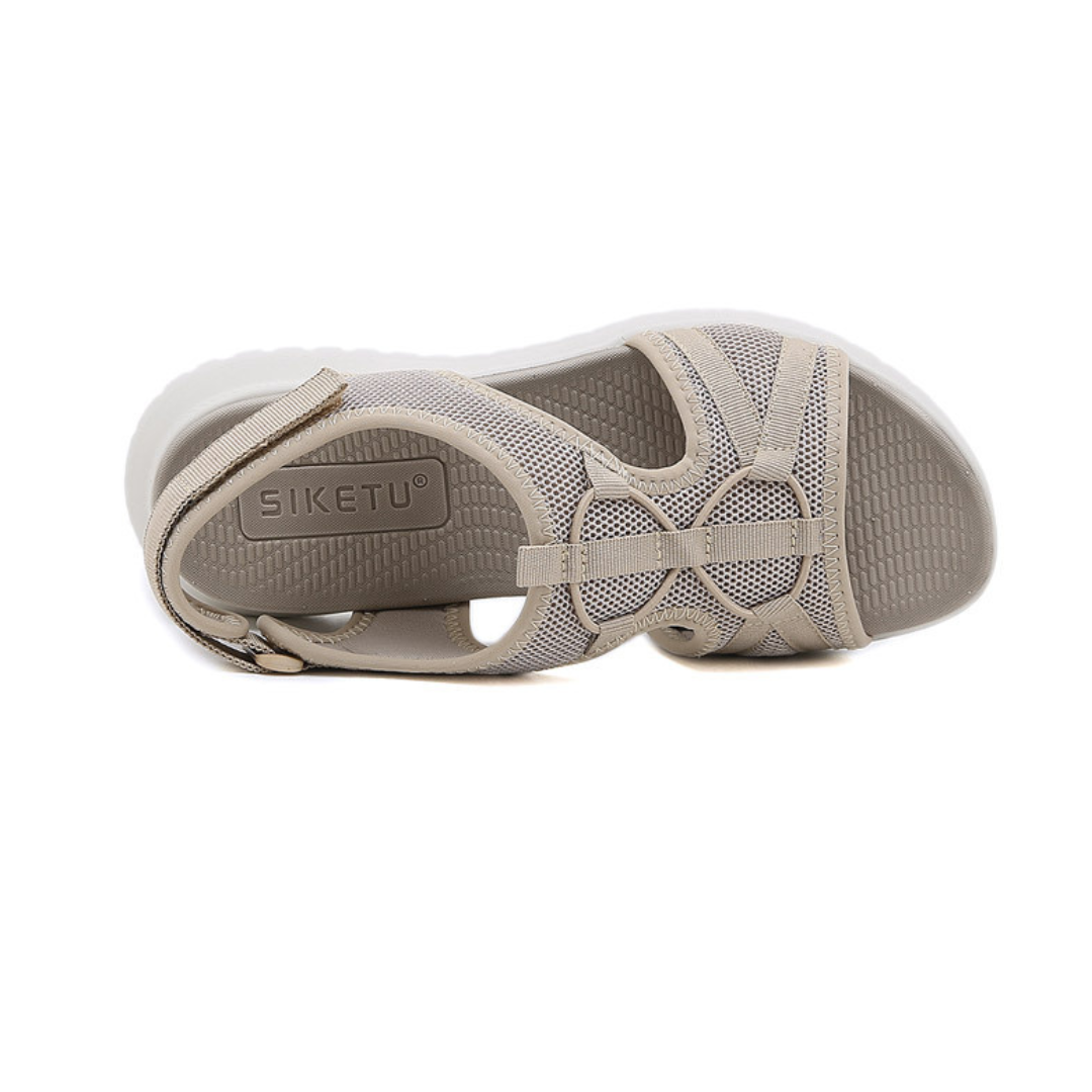 Ovela Orthopedic Sandals for Women | Soft Sole, Adjustable Velcro Strap, Breathable 3