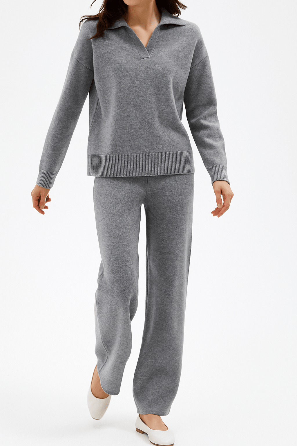 Panda Knit Set Womens | Premium Blend, Casual Two-Piece Set 8