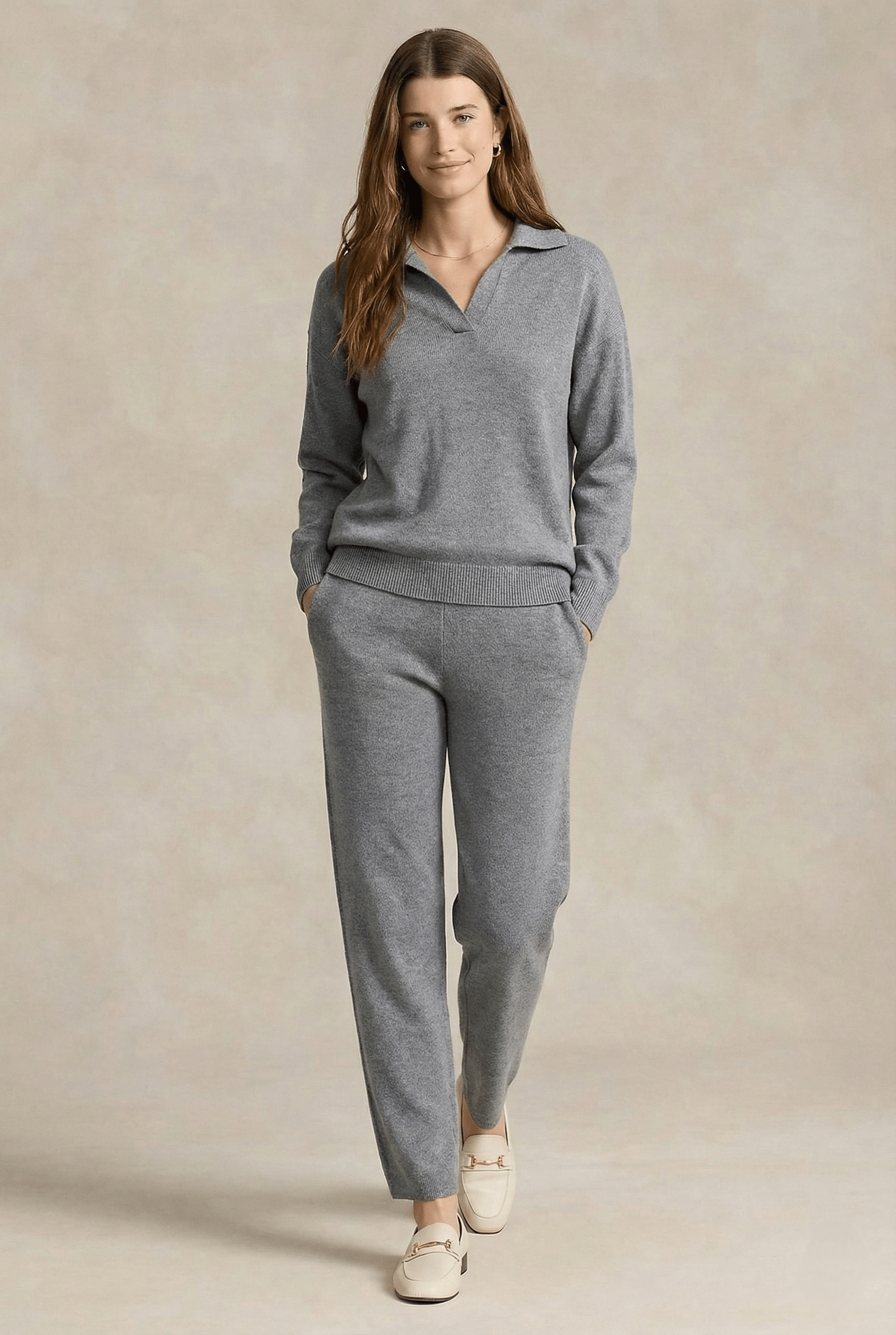 Panda Knit Set Womens | Premium Blend, Casual Two-Piece Set 9