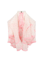 Pillow Maxi Skirt | Ruffled Lace-Trimmed Organza with Train 3