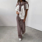 Cozy Knit Lounge Set | Relaxed Fit | High-Neck Top